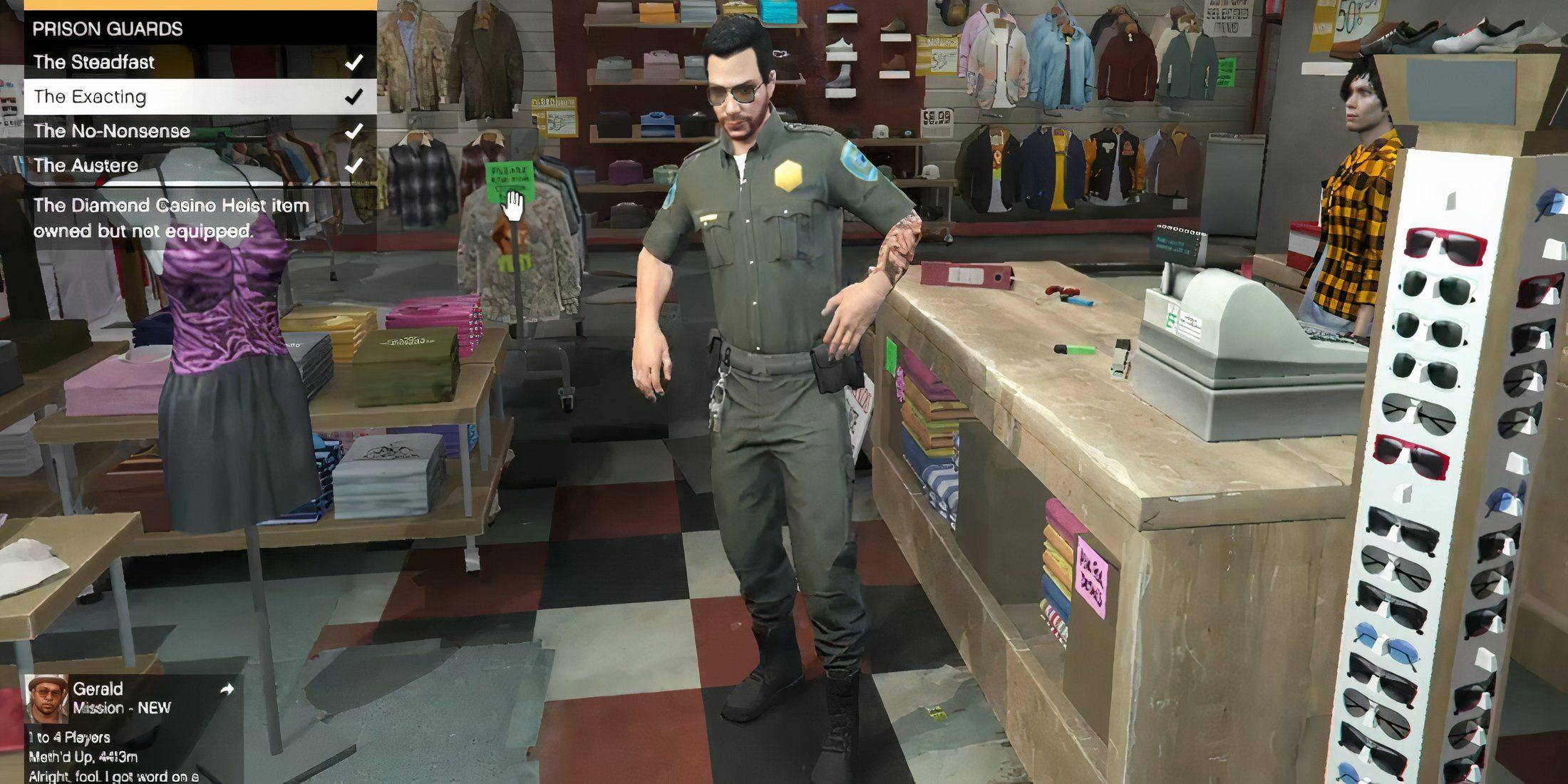 Prison Guard Outfit sa GTA Online