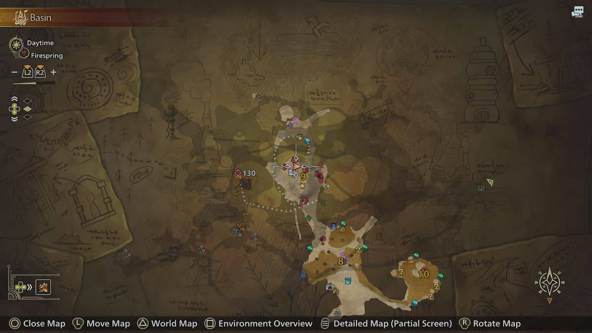 Monster Hunter Wild中的油井盆地地图