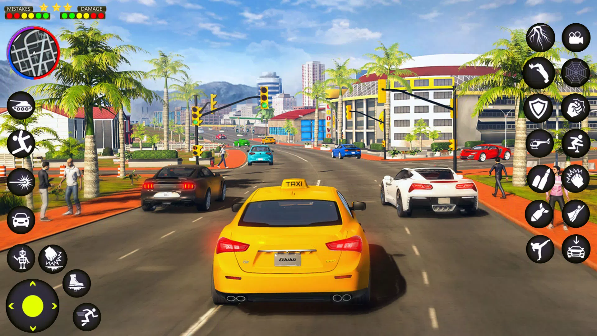 Taxi Driving: 3D Crazy Parking Captura de pantalla 3