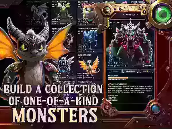 生成背景上的可收集生物圖片