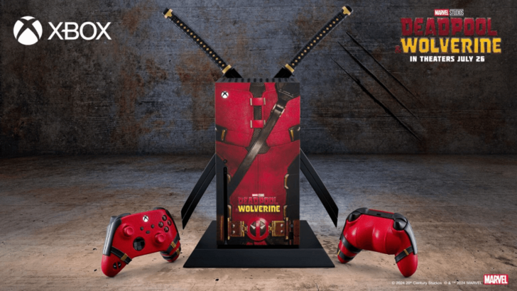 Deadpool的Xbox和Controller Butt带有扭曲