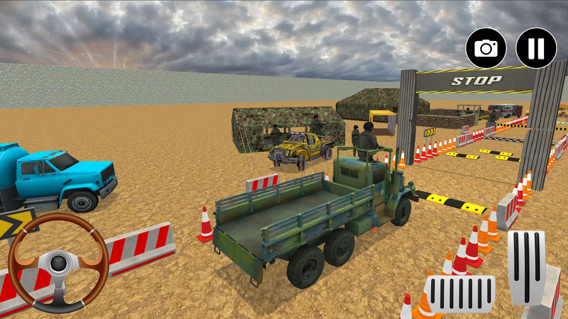 Army Truck Game Simulator 3D Capture d'écran 1