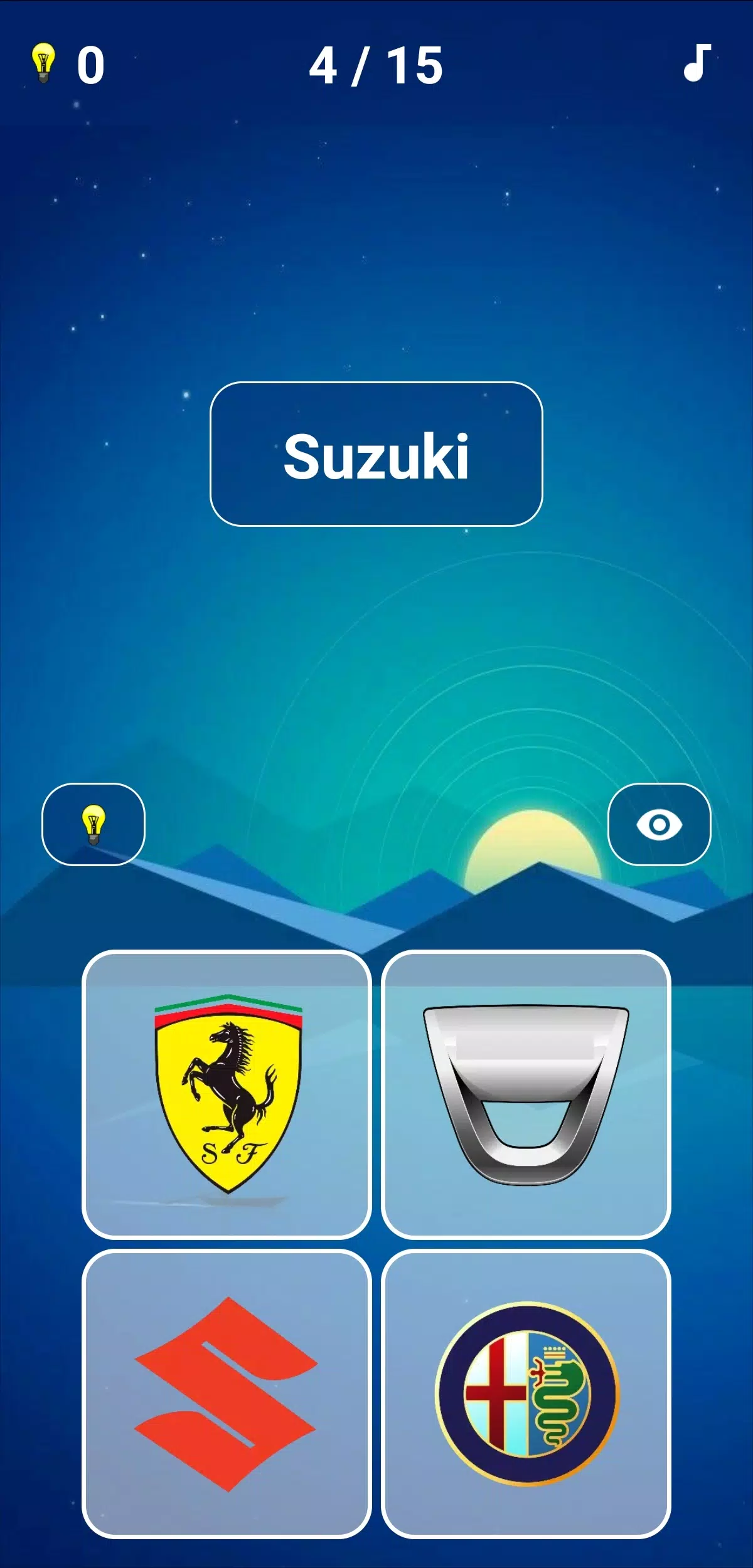 Car Logo Quiz 2 Captura de pantalla 0