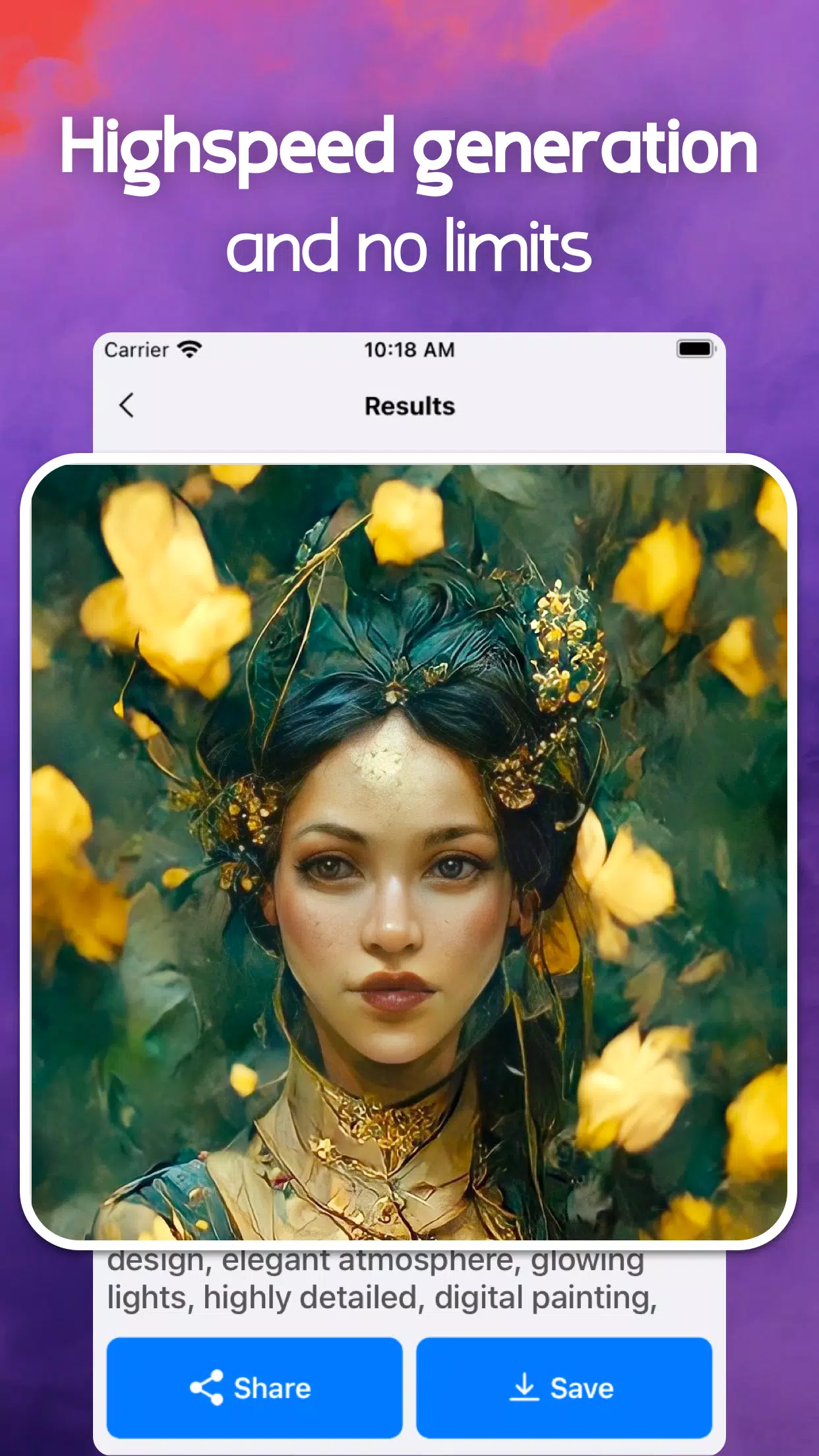 AI Generated Art Generator 스크린샷 0
