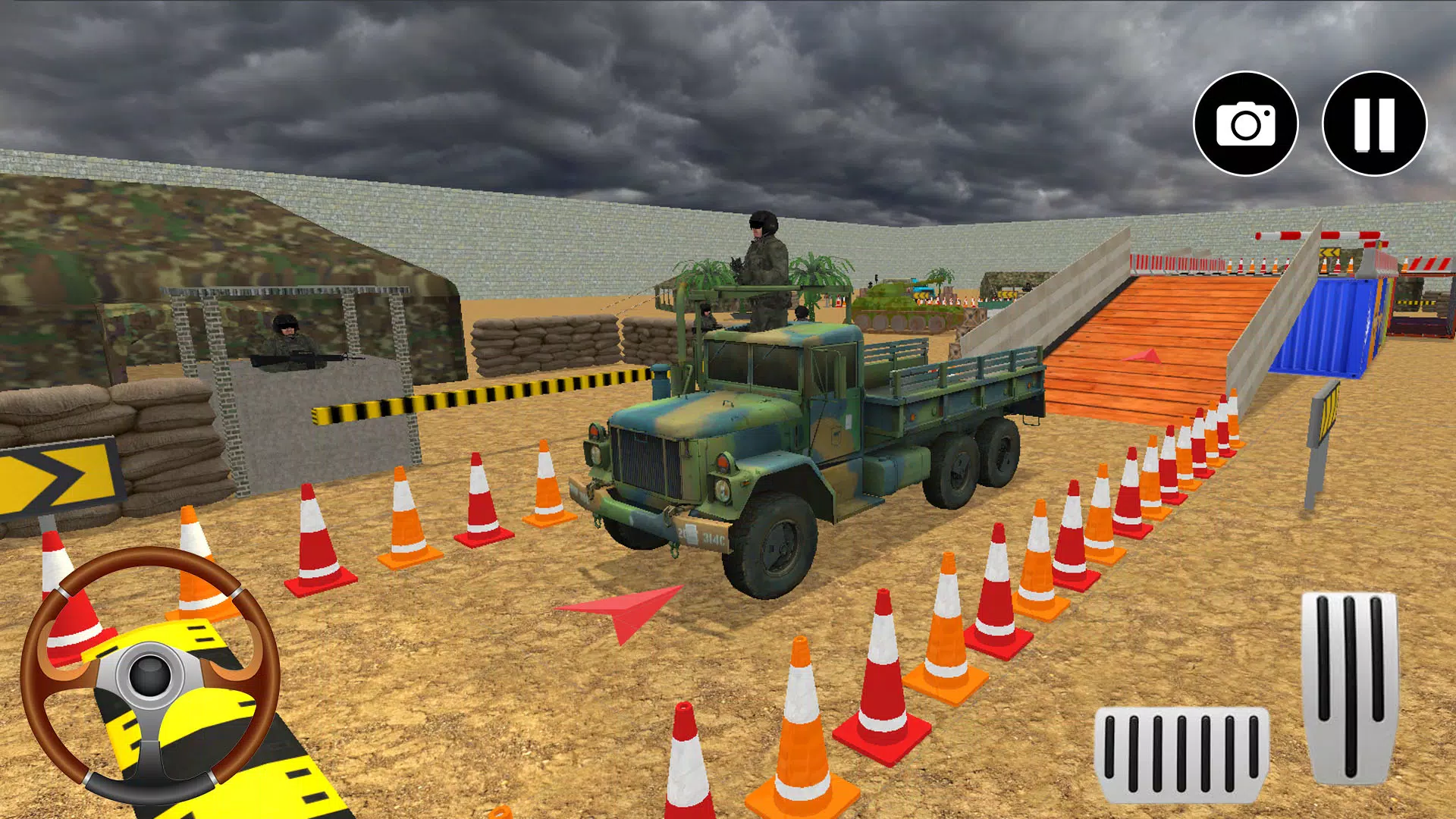 Army Truck Game Simulator 3D Capture d'écran 2