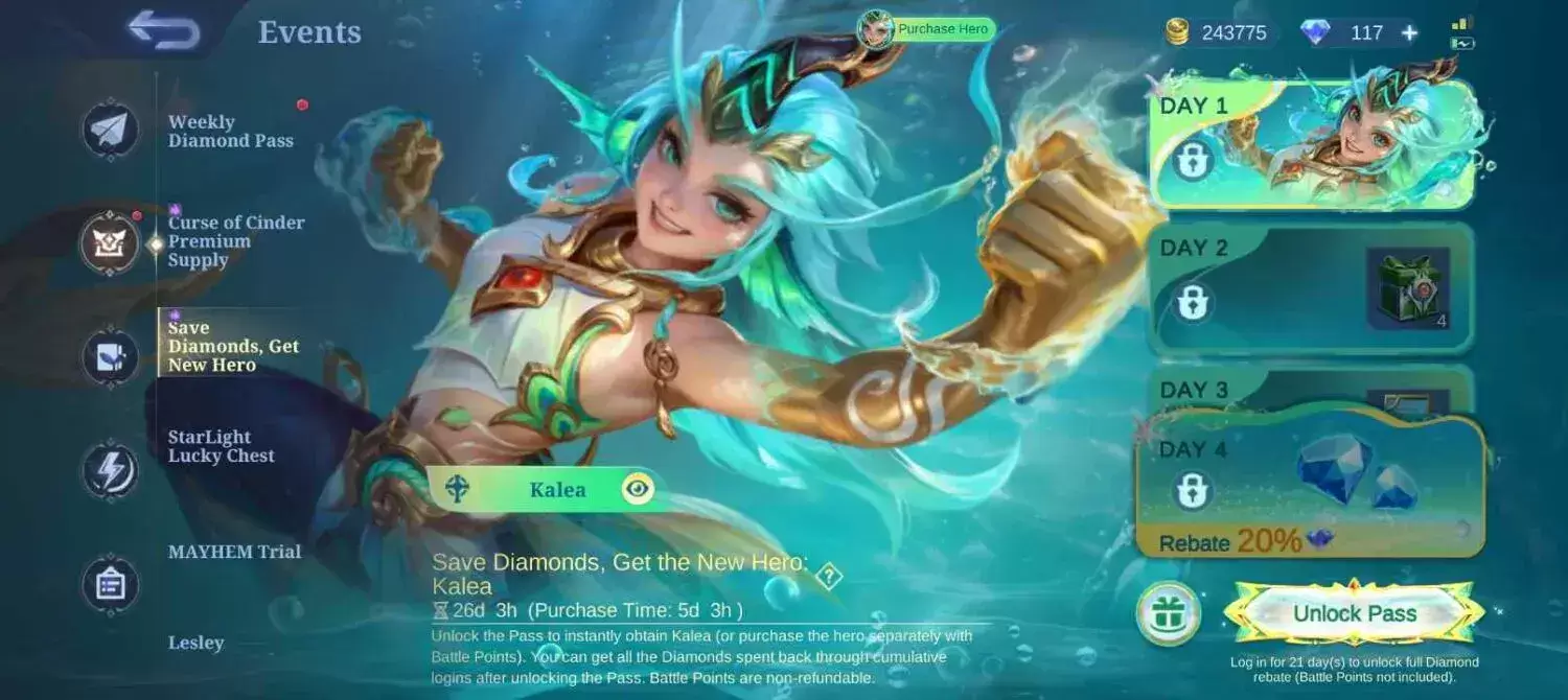 Kalea Mobile Legends: Bang Bang Watak Panduan