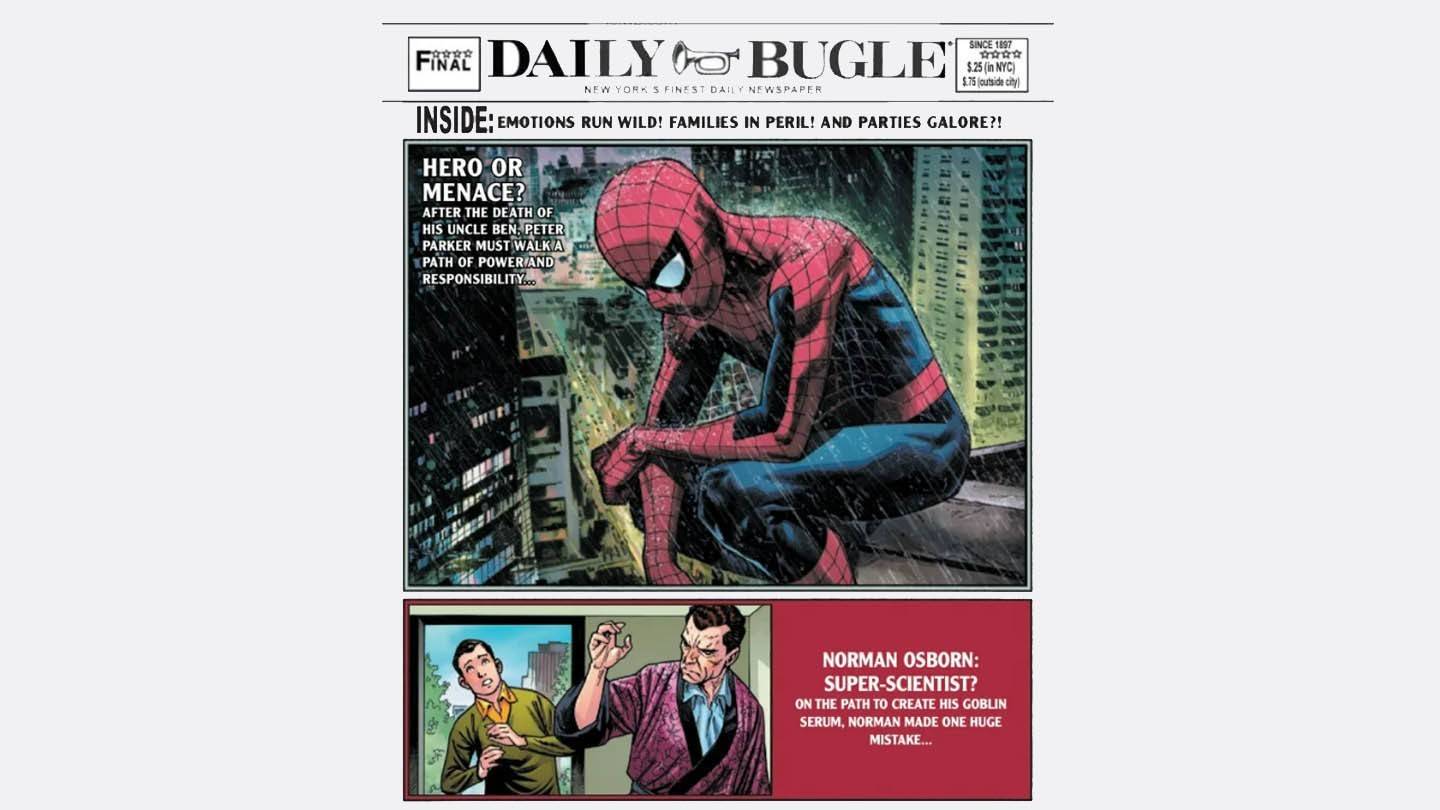 Spider-Man: Schatten des Green Goblin-Innenkunst