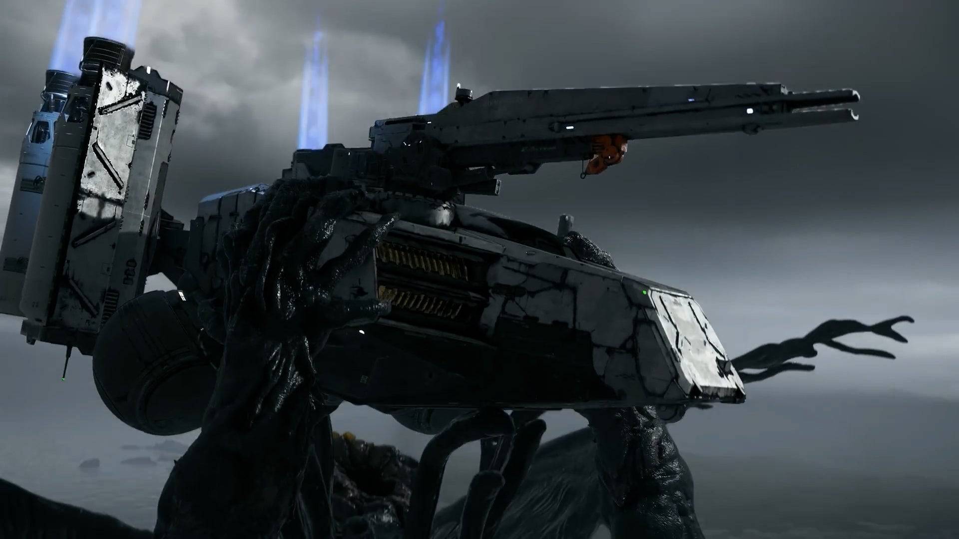 Bio-mechanical creature in Death Stranding 2