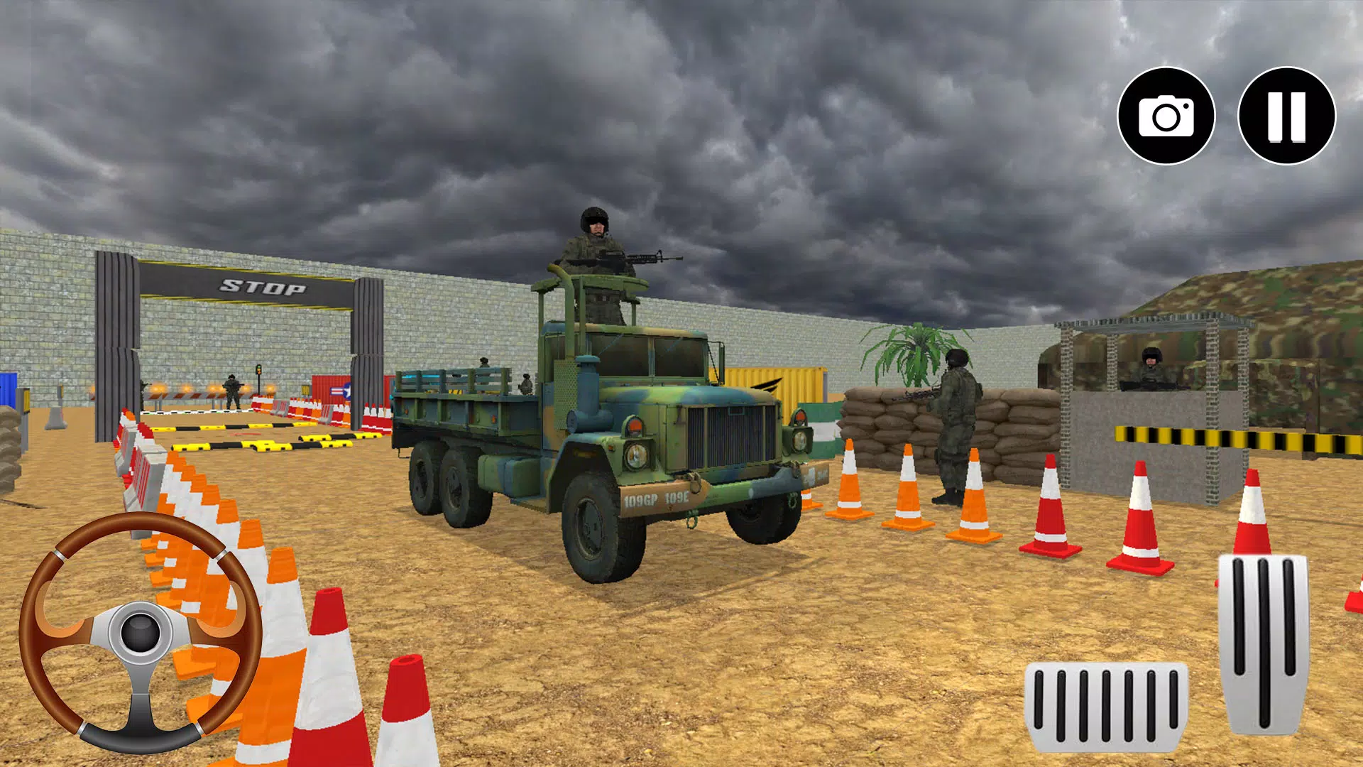 Army Truck Game Simulator 3D Capture d'écran 0