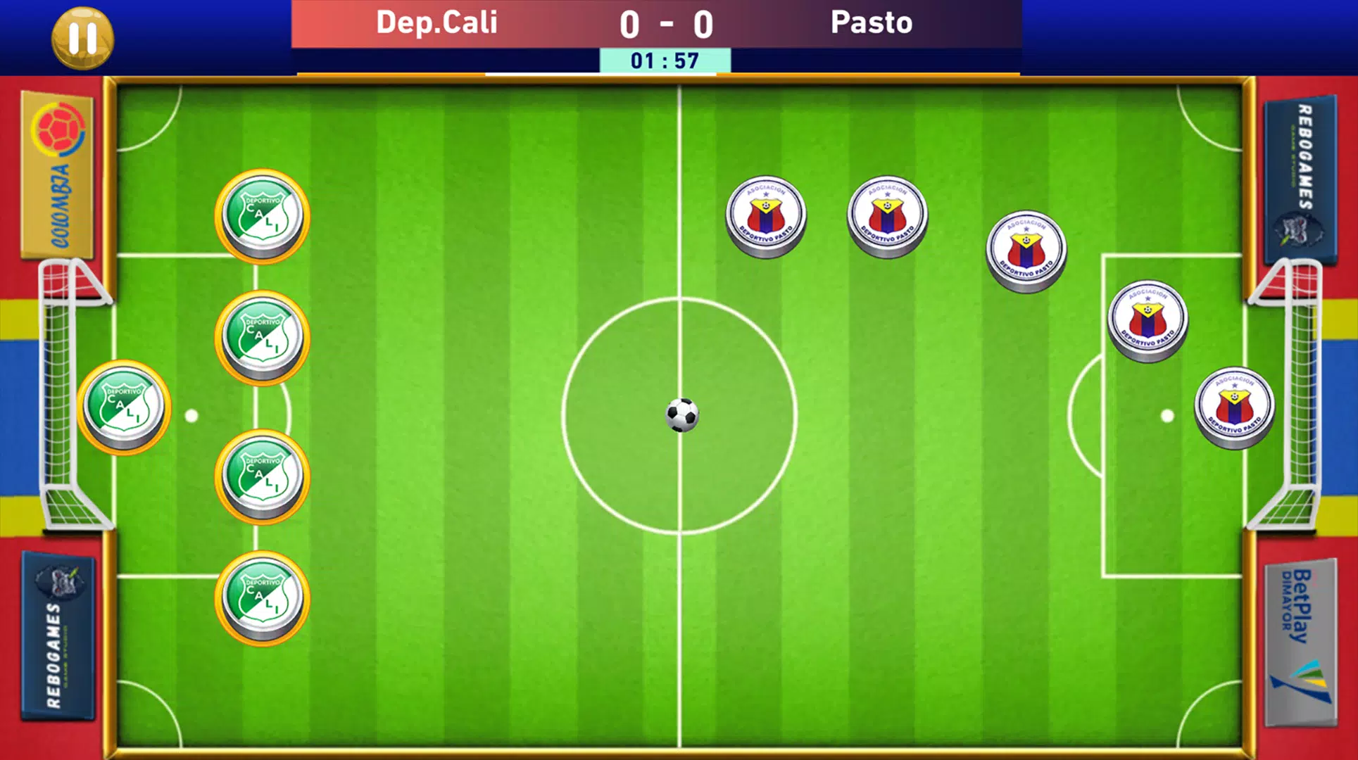 Liga Colombiana Juego Captura de tela 2