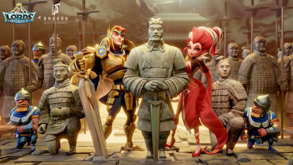 Lords Mobile werkt samen met Qin Shihuang: Terracotta Warriors sluiten zich aan bij Mobile RTS