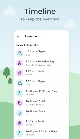 Schermata Baby Tracker: Sleep & Feeding 2