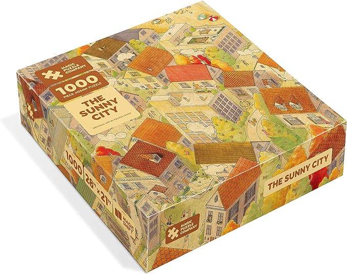 The Sunny City • 1000-teiliges Puzzle von der Magic Puzzle Company • Serie 1