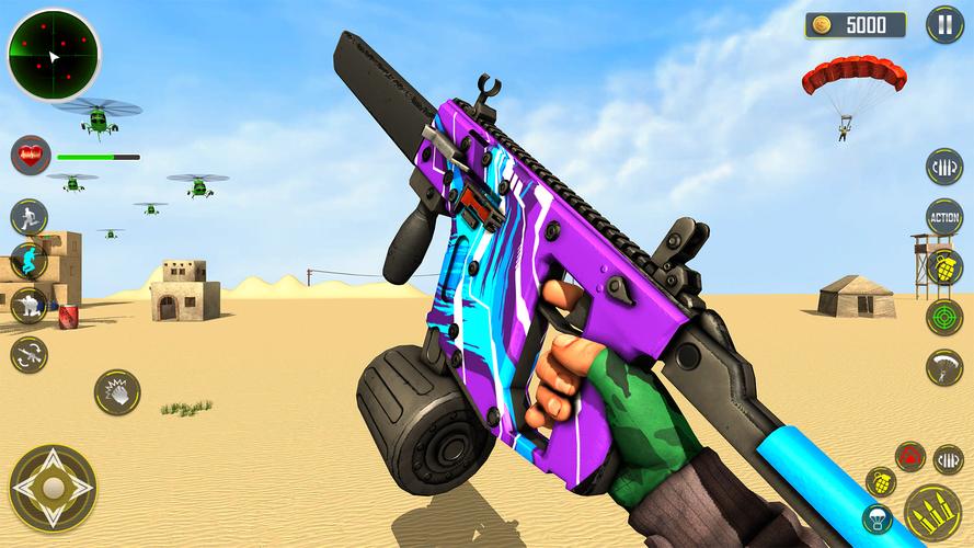 FPS Shooting game 3d gun game应用截图第0张