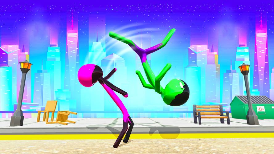 Stickman Ninja Fight: Ropehero應用截圖第1張