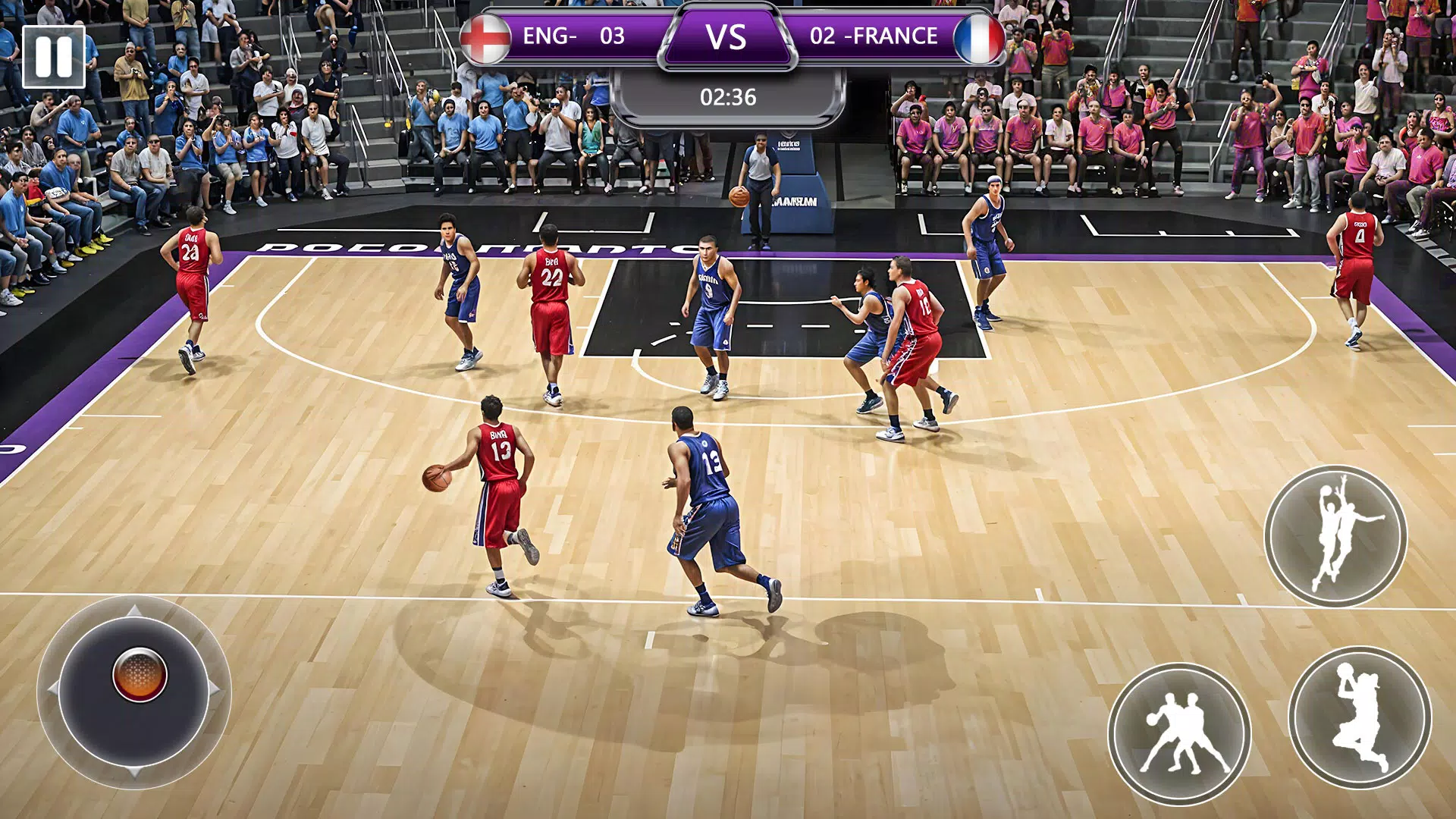 Basketball Hoop Offline Capture d'écran 3
