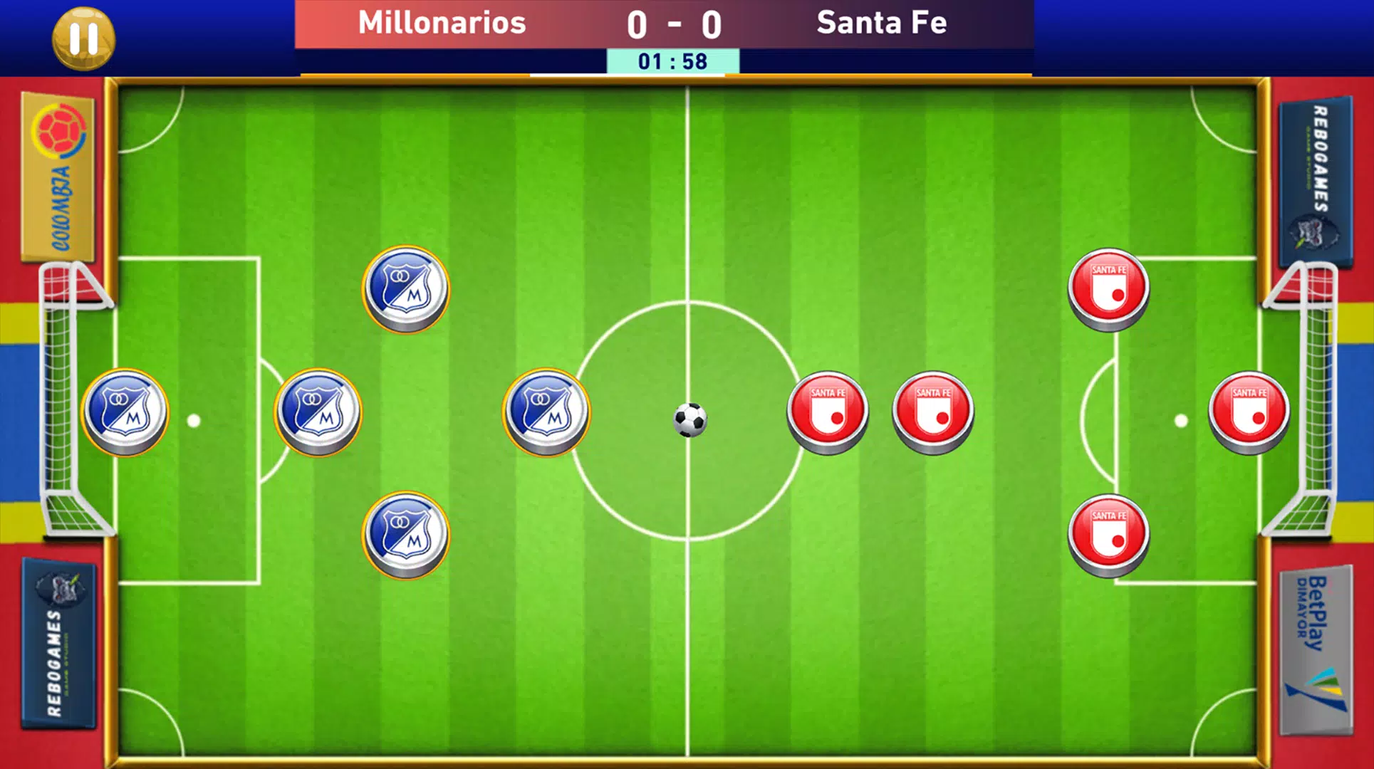 Liga Colombiana Juego Captura de tela 1