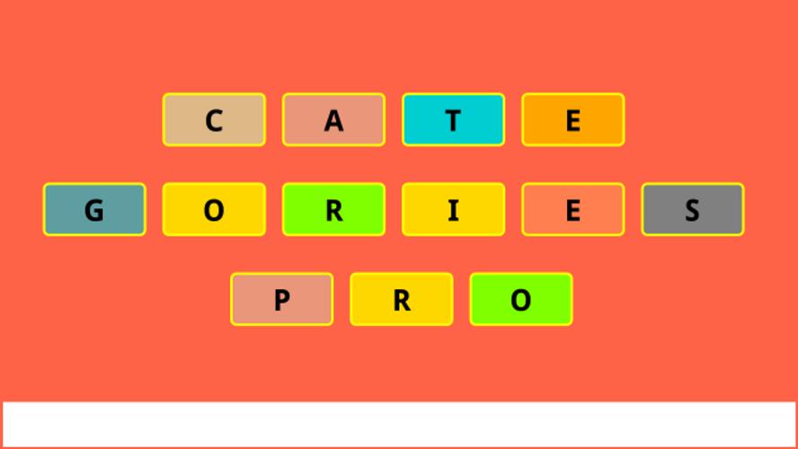 CATEGORIES PRO Captura de pantalla 0