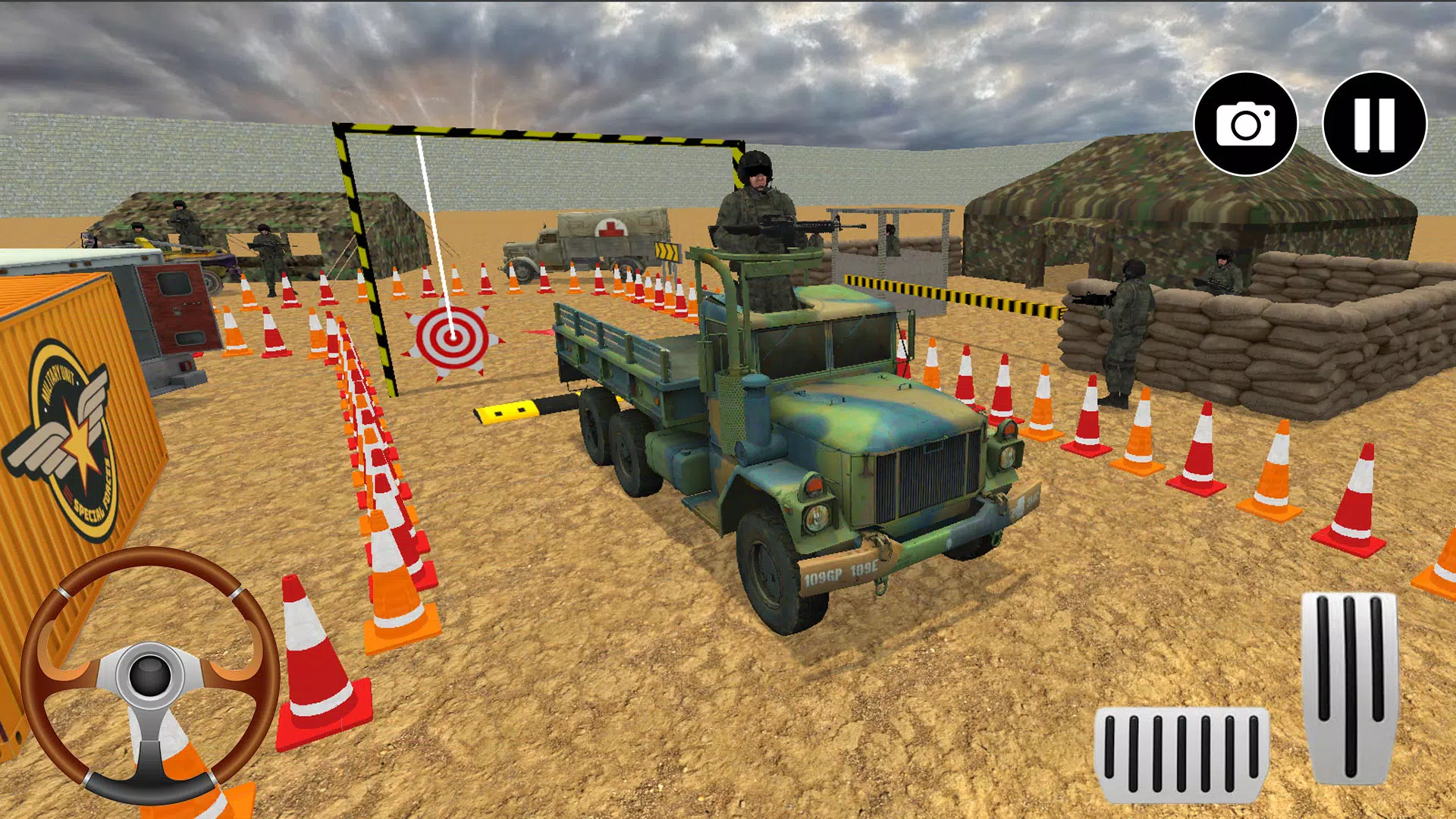 Army Truck Game Simulator 3D Capture d'écran 3