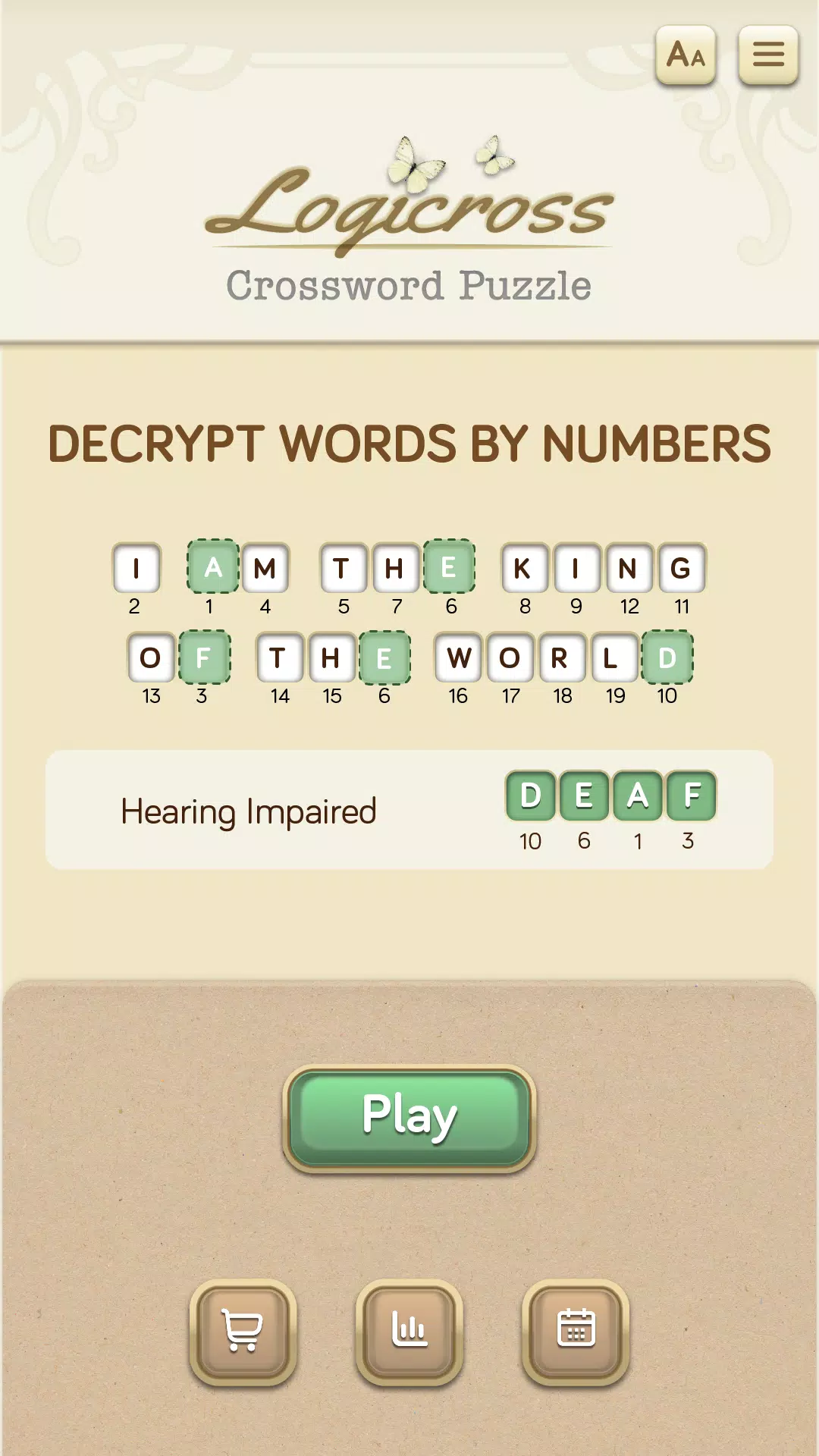 Logicross: Crossword Puzzle应用截图第0张