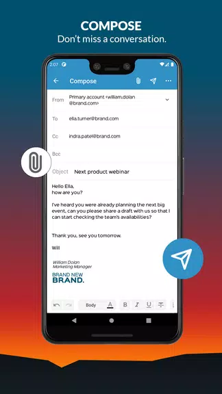 Carbonio Mail Zrzut ekranu 1