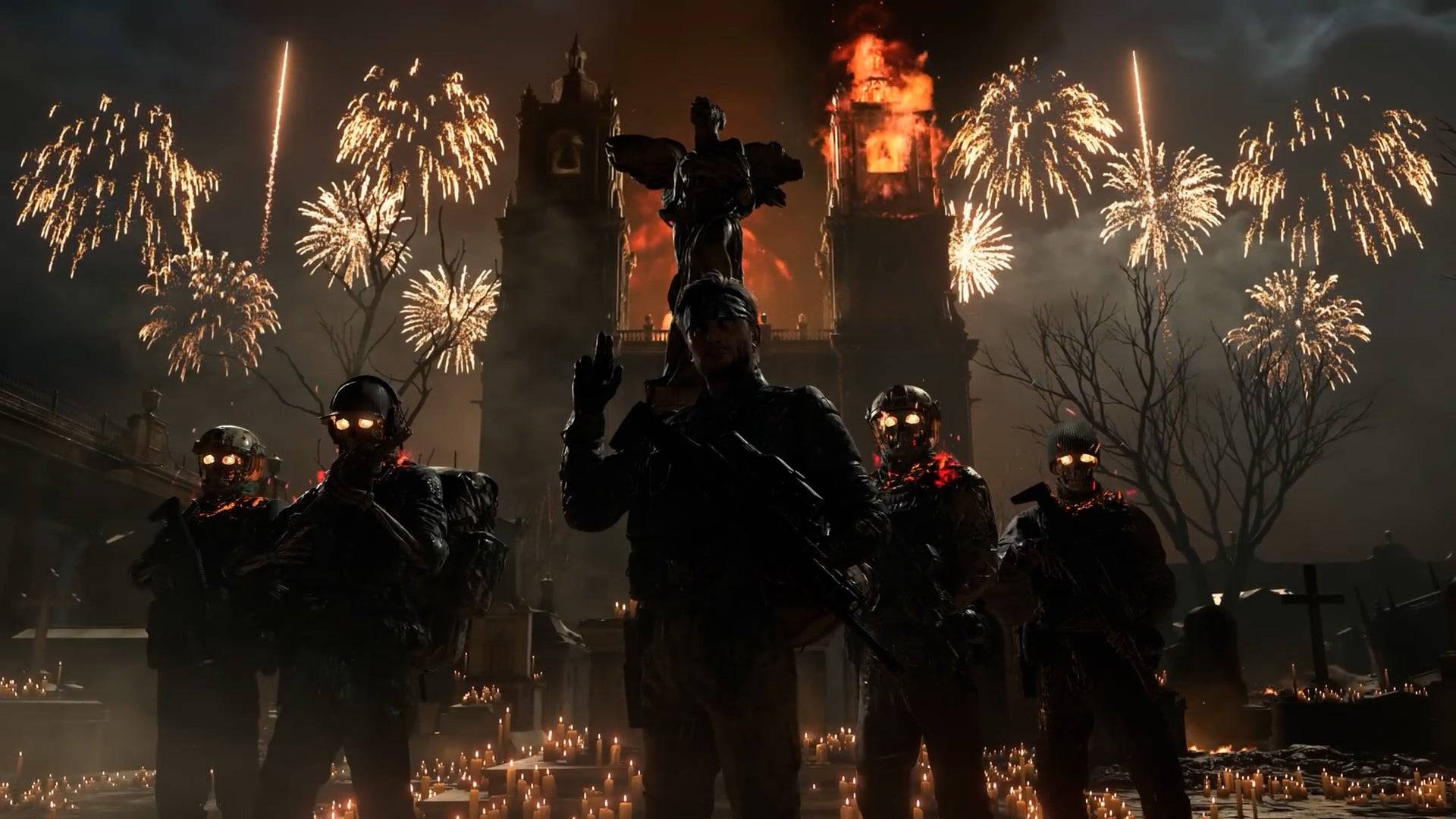 Neil with undead soldiers in Death Stranding 2