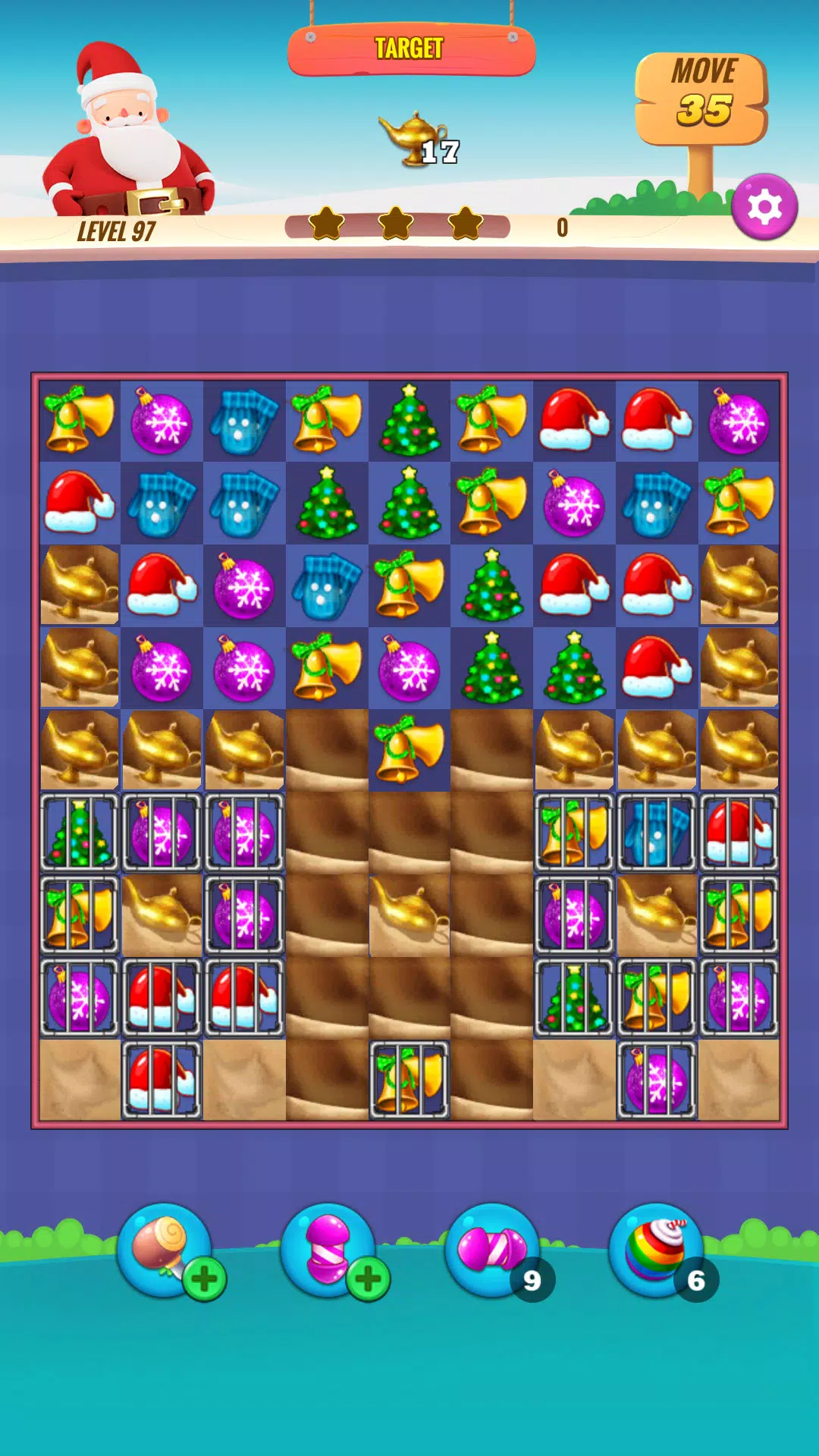 Christmas NewYear Match Game Скриншот 3
