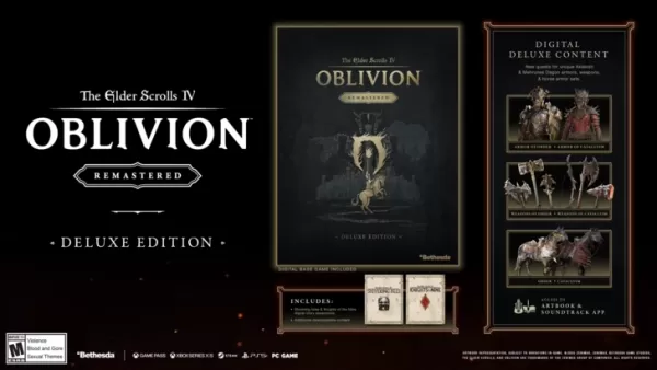 Oblivion Remastered Digital Deluxe Edition Contents
