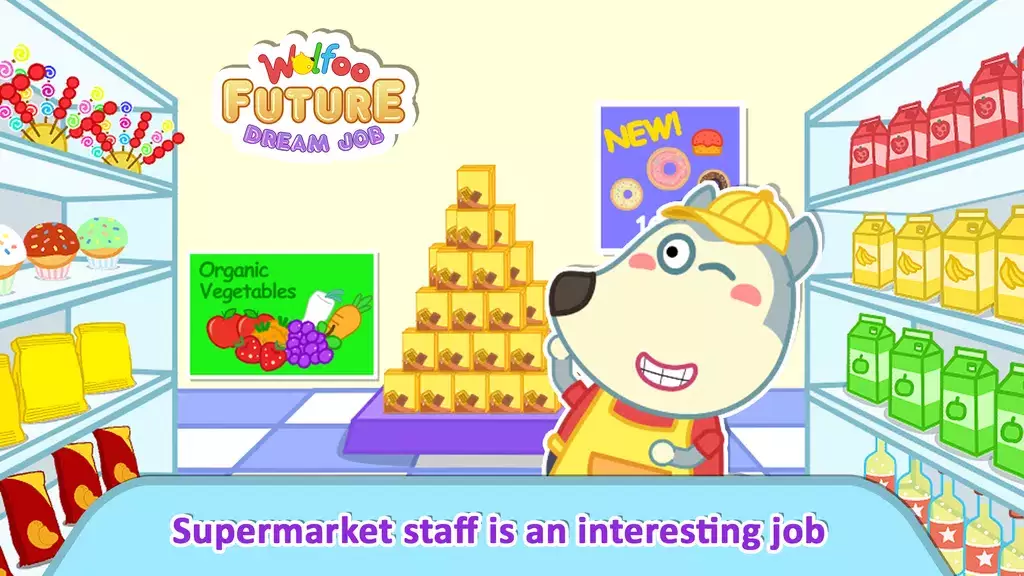Wolfoo: Kid’s Future Dream Job应用截图第1张