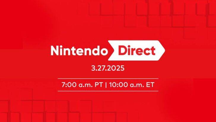 Nintendo Direct設置於2025年3月，Switch 2事件要遵循