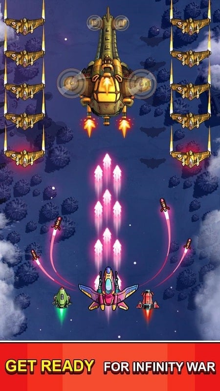 Space X: Sky Strike Force ภาพหน้าจอ 1