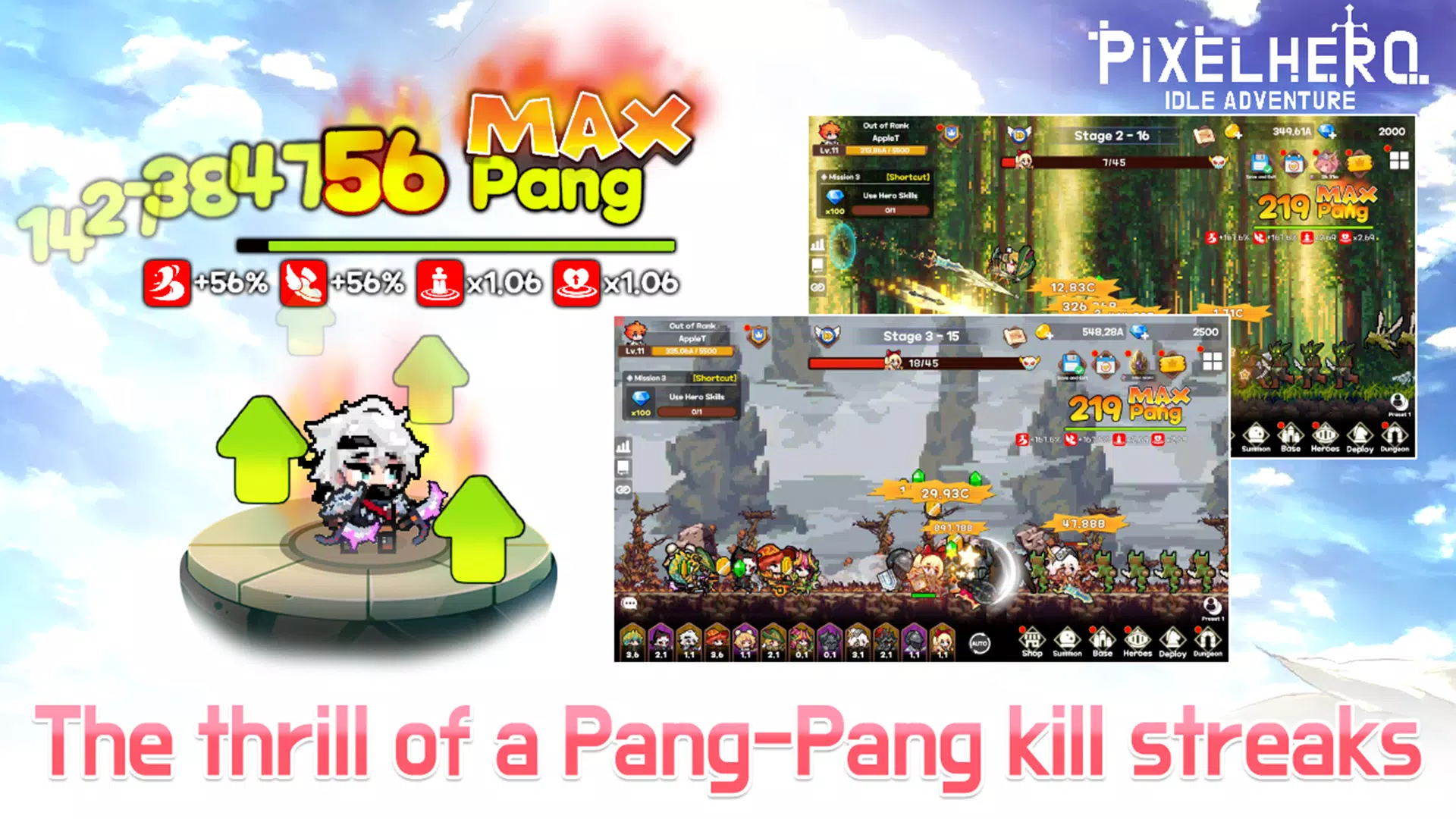 Pixel Heroes Idle Captura de pantalla 3