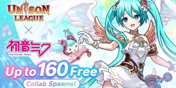 Unison League объединяется с Hatsune Miku, Vocaloid Stars