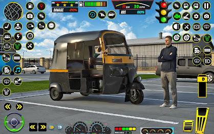 Schermata Rickshaw Game Rickshaw Driving 3