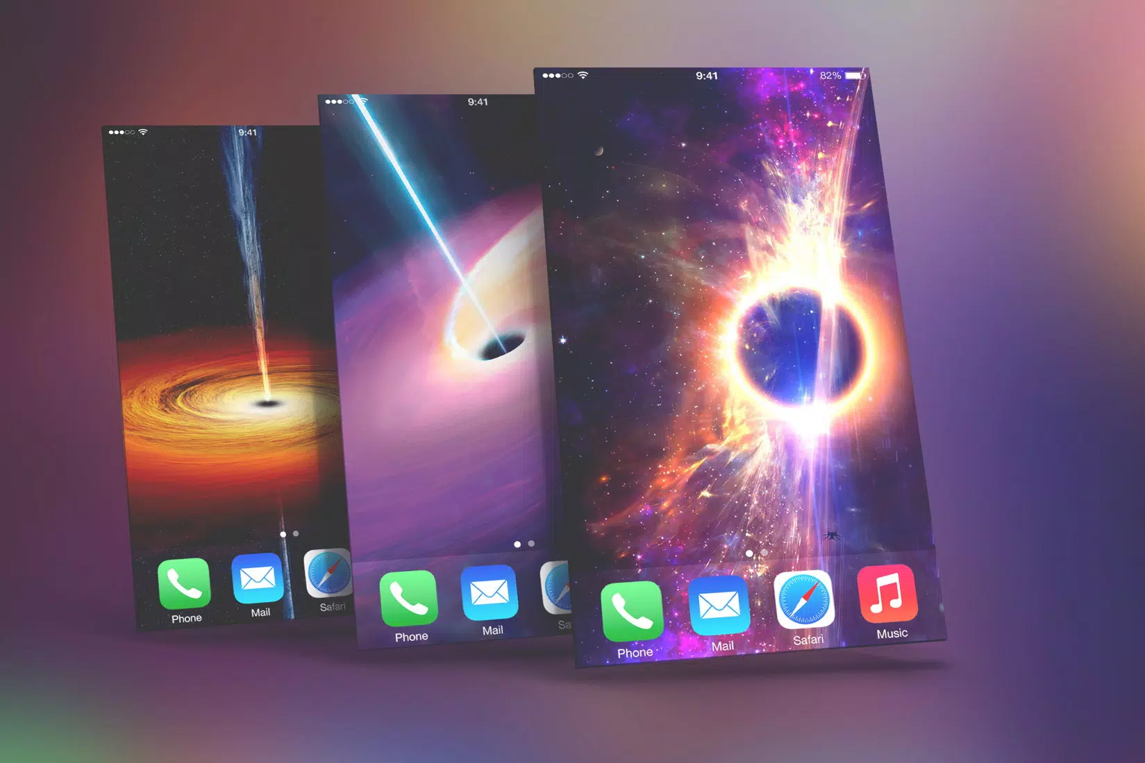 Black Hole Wallpapers 스크린샷 0
