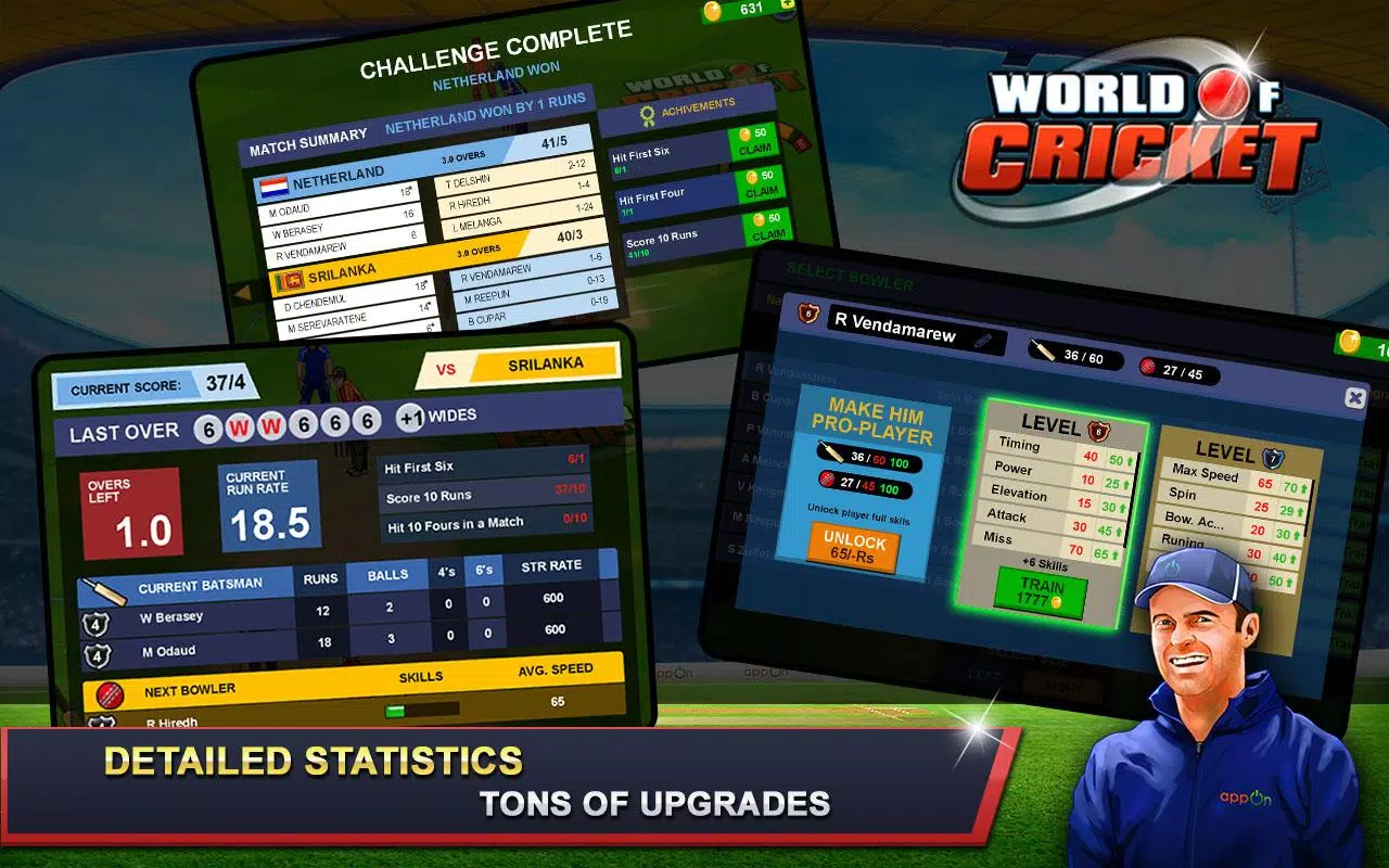 World of Cricket :Championship 스크린샷 3