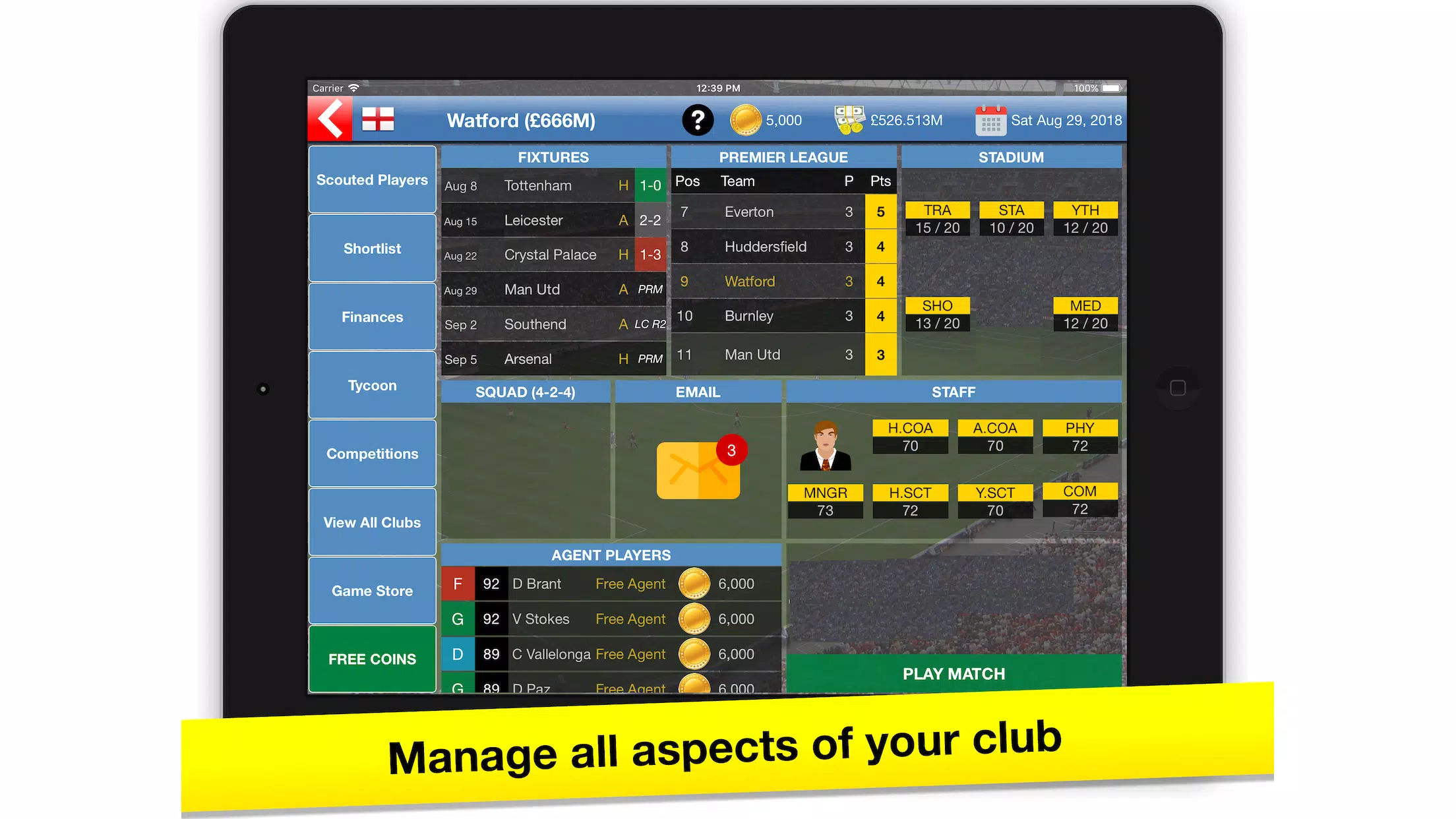 Soccer Tycoon Capture d'écran 0