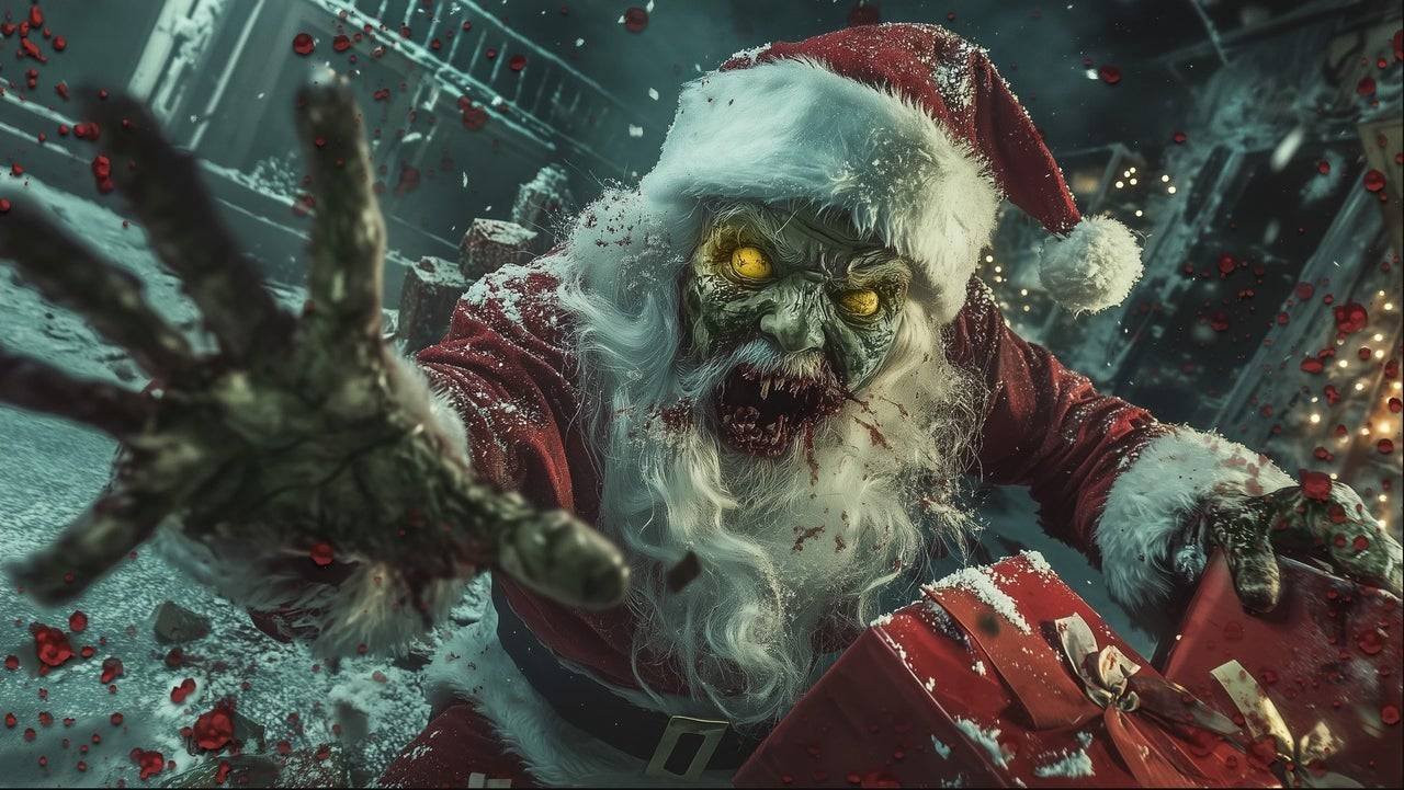 หน้าจอโหลด 'Necroclaus' ของ Black Ops 6 เครดิตรูปภาพ: การเผยแพร่ Activision