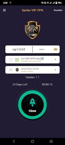 Spider VIP VPN Tangkapan skrin 1