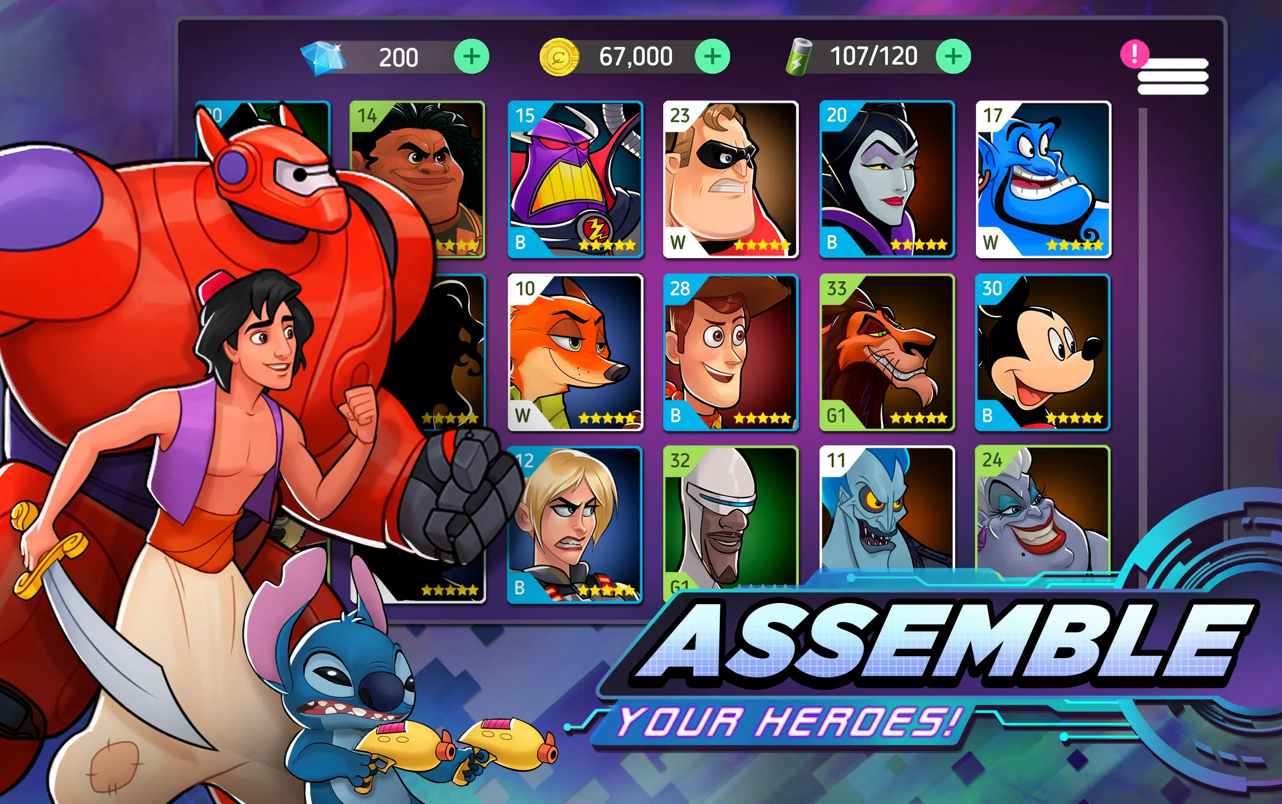 Disney Heroes Скриншот 2