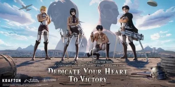 PUBG Mobile Teams Up with Attack on Titan Featuring Iconic Characters