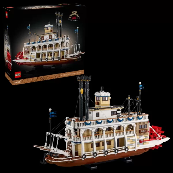 Inihayag ng LEGO ang nakamamanghang modelo ng steamboat ng ilog na nagdiriwang ng klasikong Americana