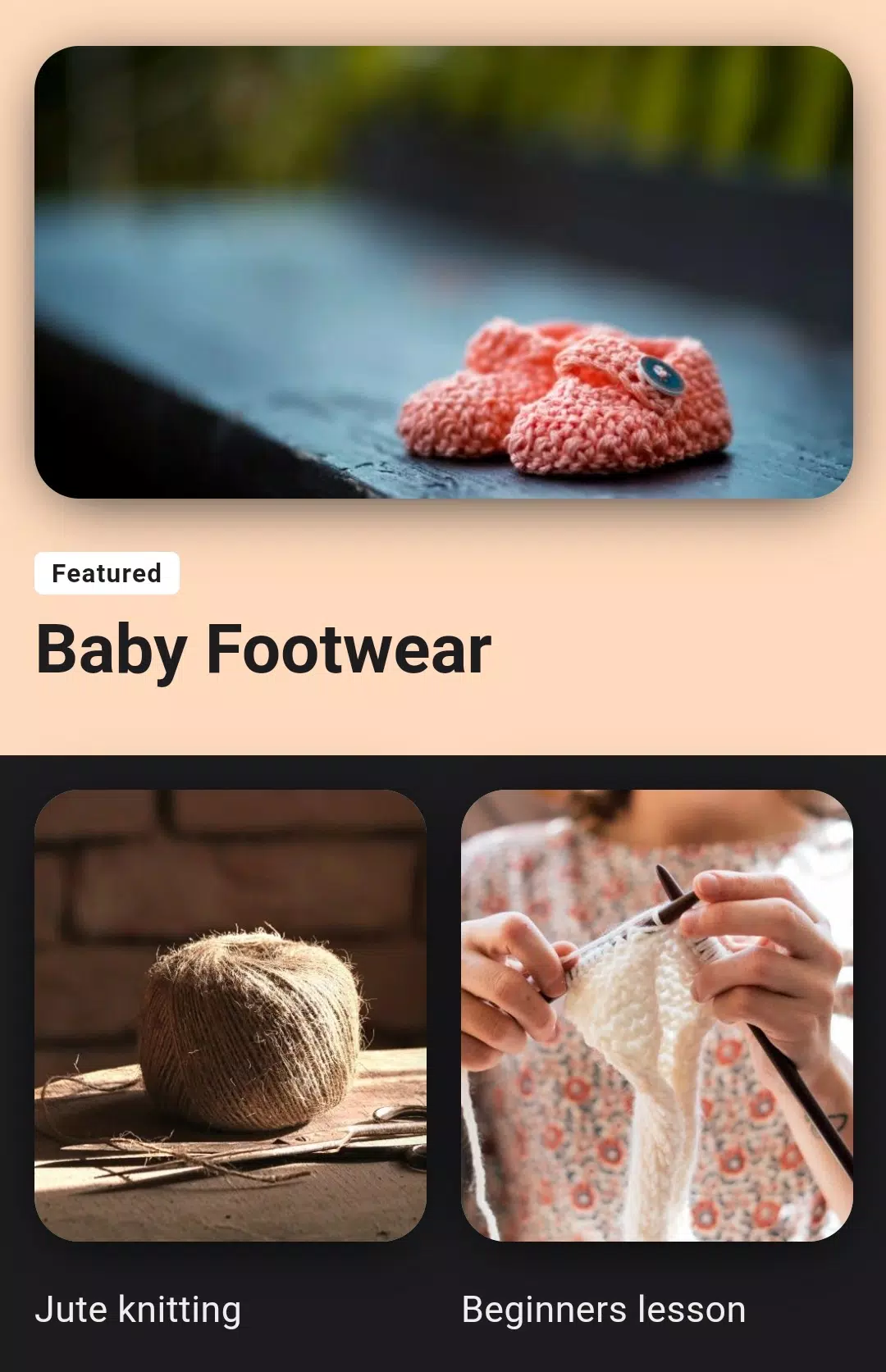 Learn Knitting and Crocheting 스크린샷 0