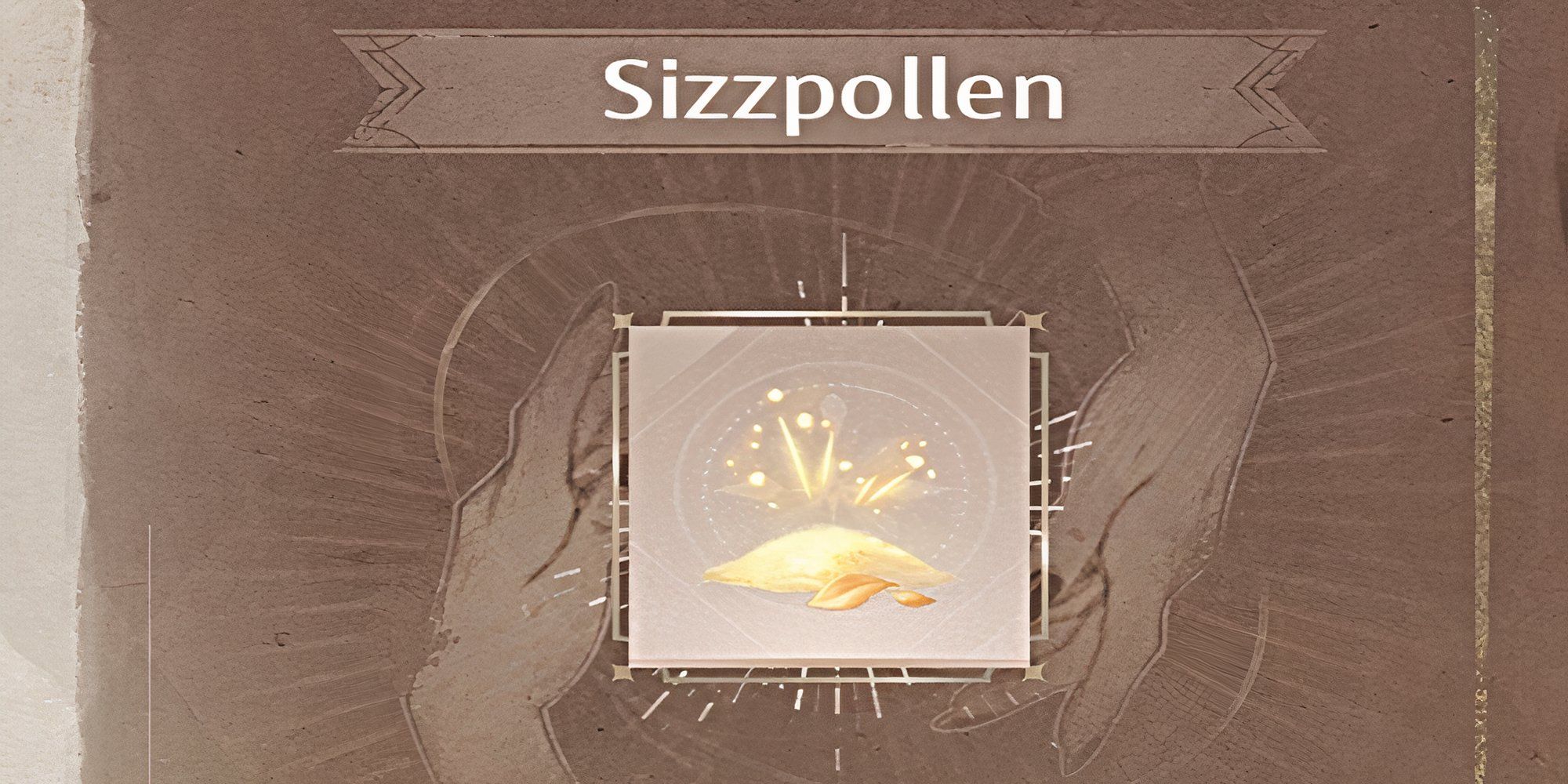 Sizzpollen -Pflanze
