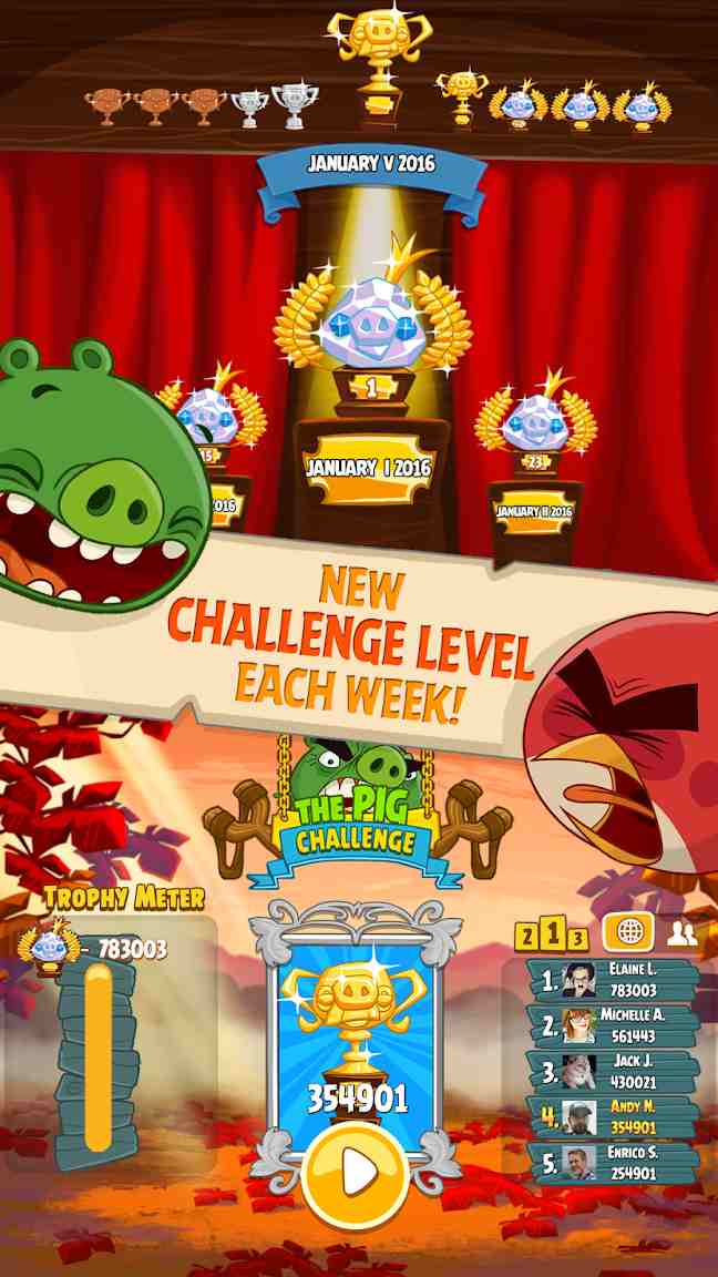 Angry Birds Seasons Captura de pantalla 2
