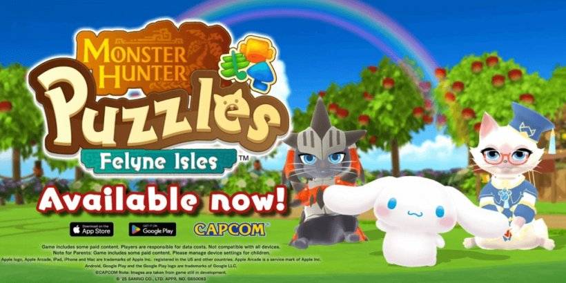 “ Cinnamoroll加入Monster Hunter Puzles：Felyne Isles in New Sanrio合作”