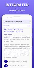 VPN Freedom - Unlimited Proxy 스크린샷 2