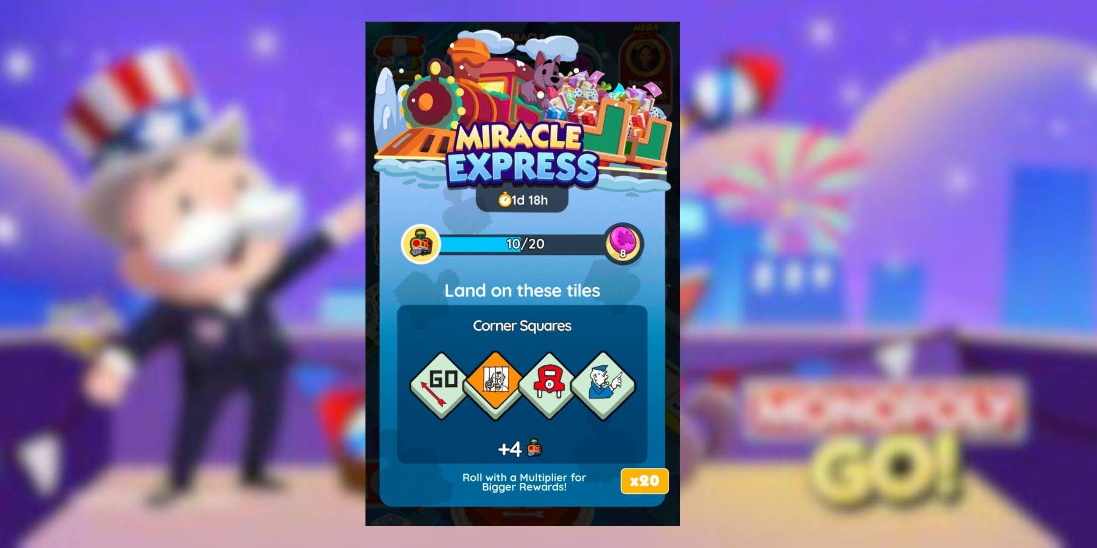 Monopoly Go: Miracle Express - ujawnione nagrody i kamienie milowe