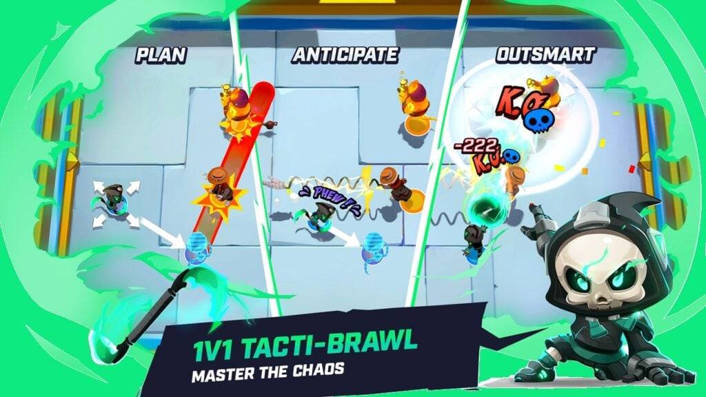Bump! Ubisoft veröffentlicht „Superbrawl“, ein strategisches 1-gegen-1-Spiel für Android.