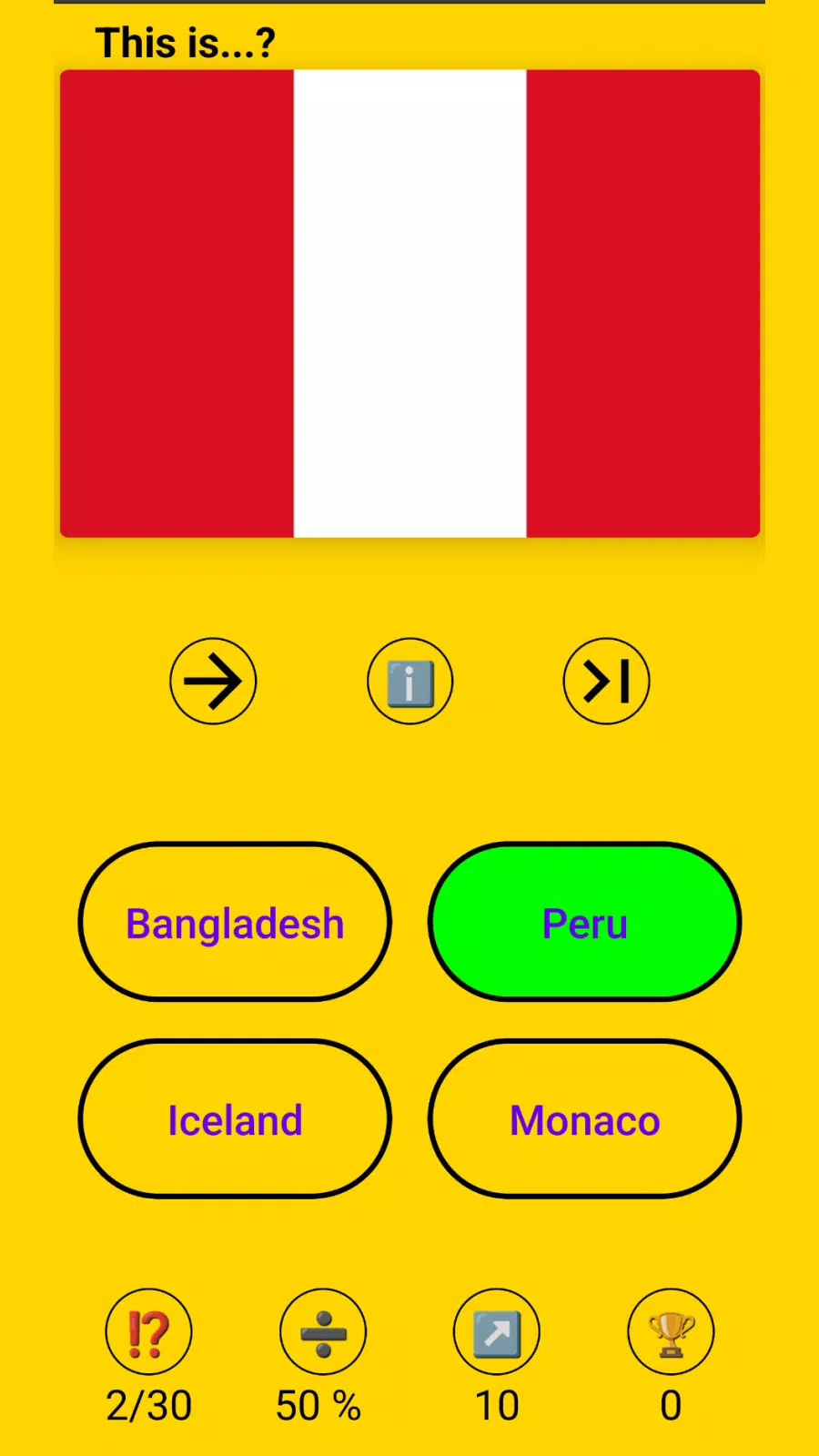Super Flags! Flag Quiz 스크린샷 2